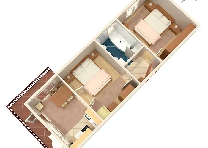 860a Apartman Biograd na Moru